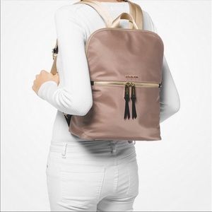 michael kors polly medium nylon backpack
